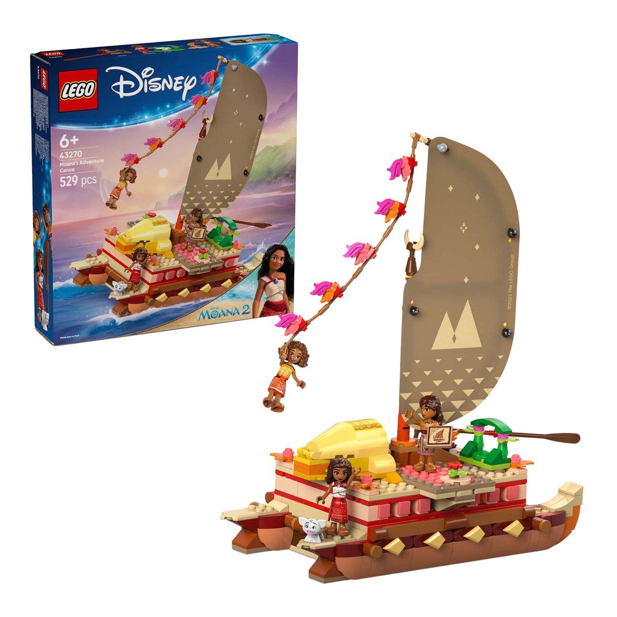 Lego Disney Princess 43270 Vaianas eventyr Kano