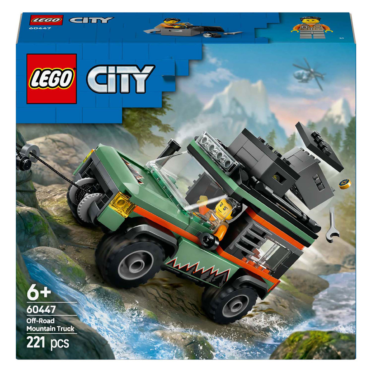 Lego city 60447 Véhicule tout terrain 4x4 pour la montagne