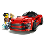 Lego city 60448 voiture de sport rouge