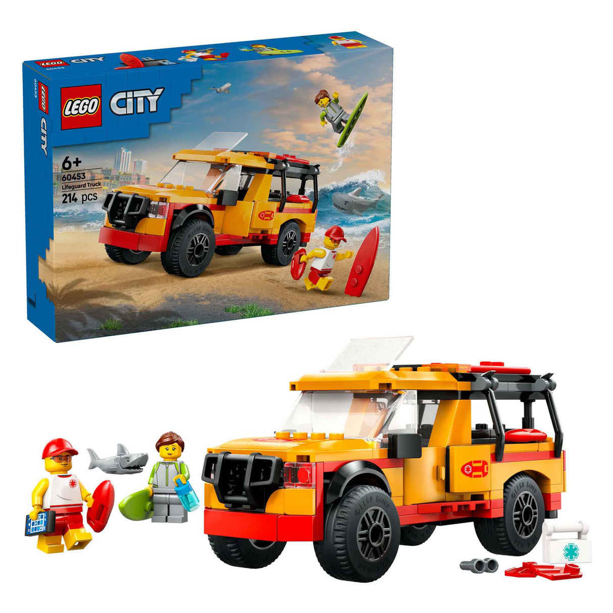 Lego city 60453 strandwacht reddingstruck