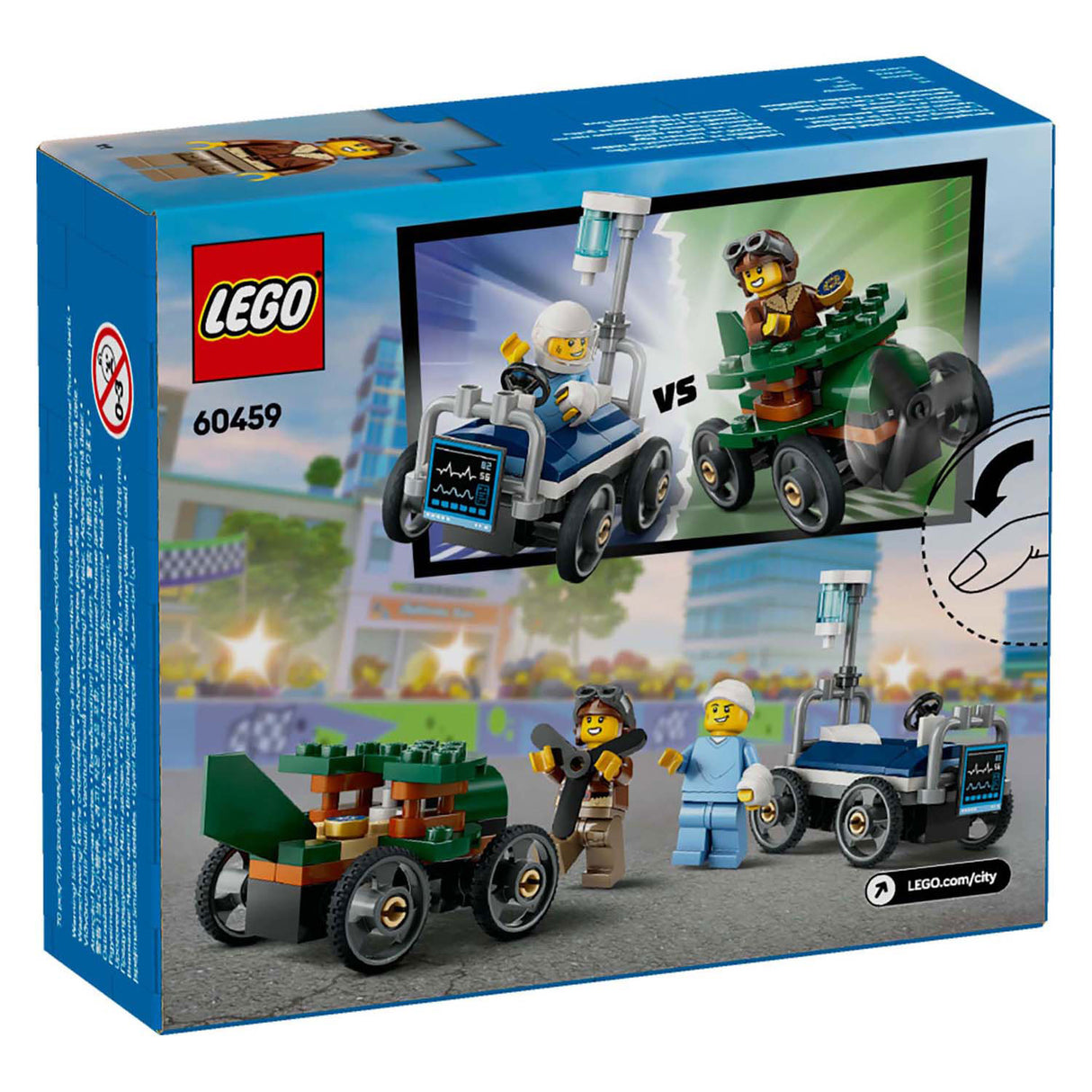 Lego City 60459 Race Car Pack: Fliger vs. Lobister Bett