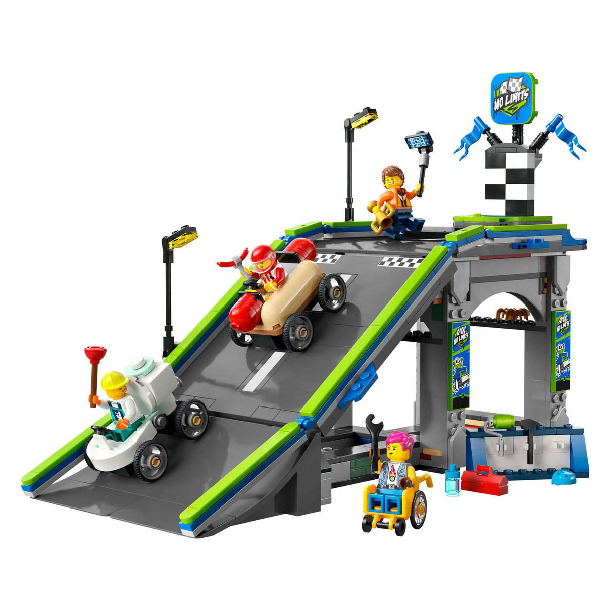 Lego City 60460 hurtig rampe for racerbiler