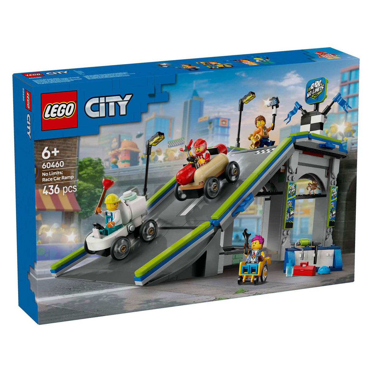 Lego city 60460 snelle schans voor raceauto's