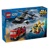 LEGO CITY 60462 helicóptero, camión de bomberos y remezcla de submire