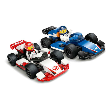 Lego city f1 williams racing et haas f1 voitures de course - 60464