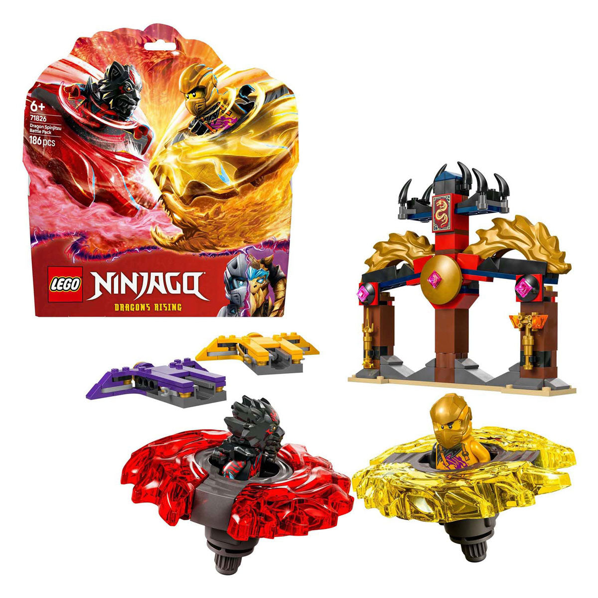 Lego ninjago 71826 spinjitzu drakenstrijdpakket