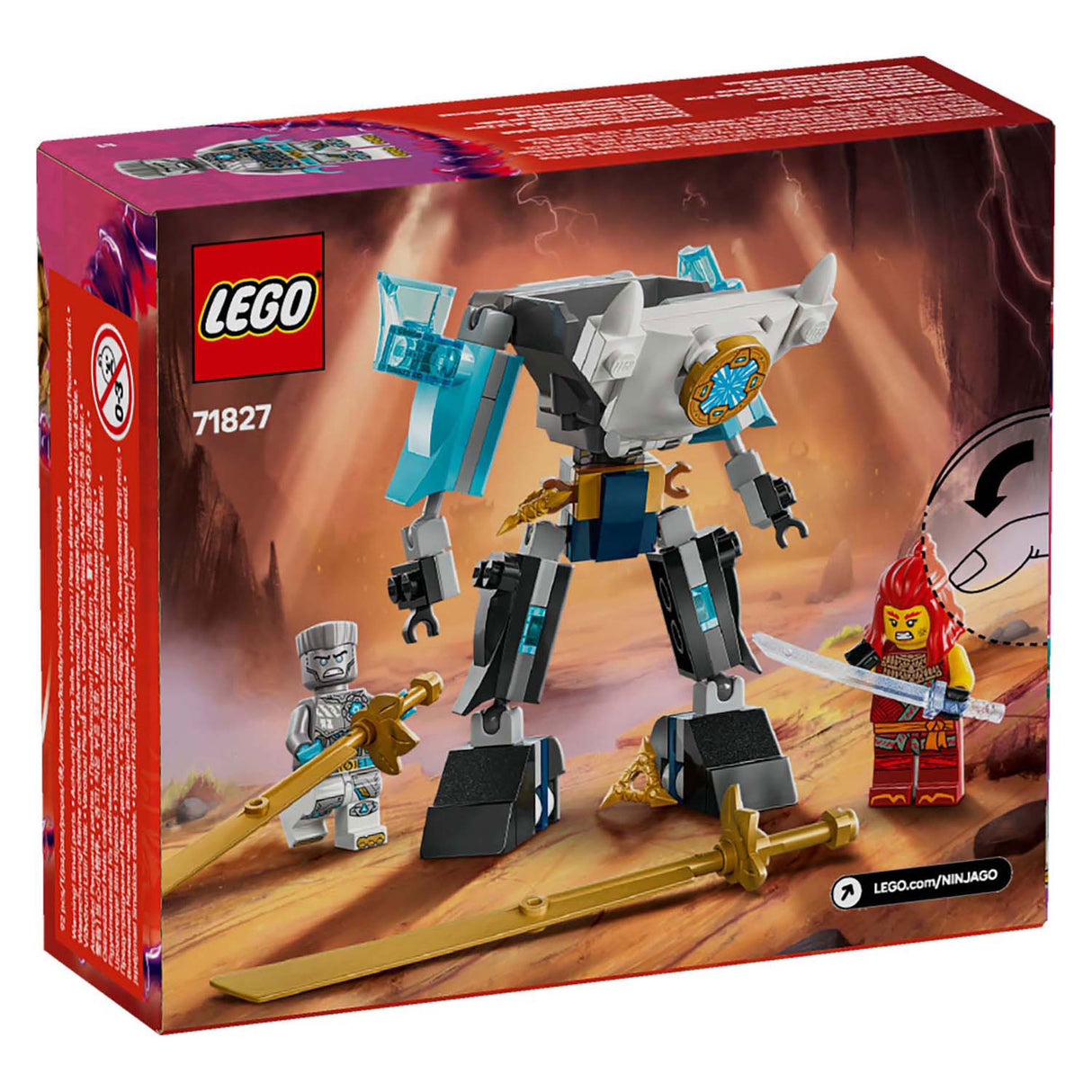 Lego Ninjago 71827 Le robot de combat de Zane