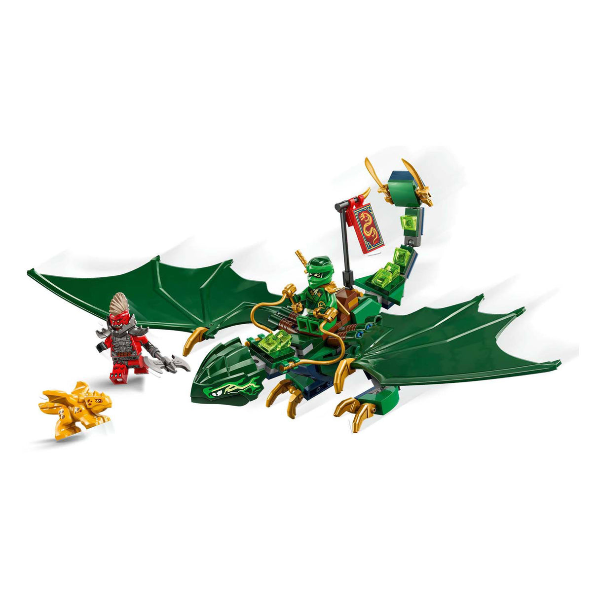 Lego Ninjago 71829 Lloyds green forest dragon