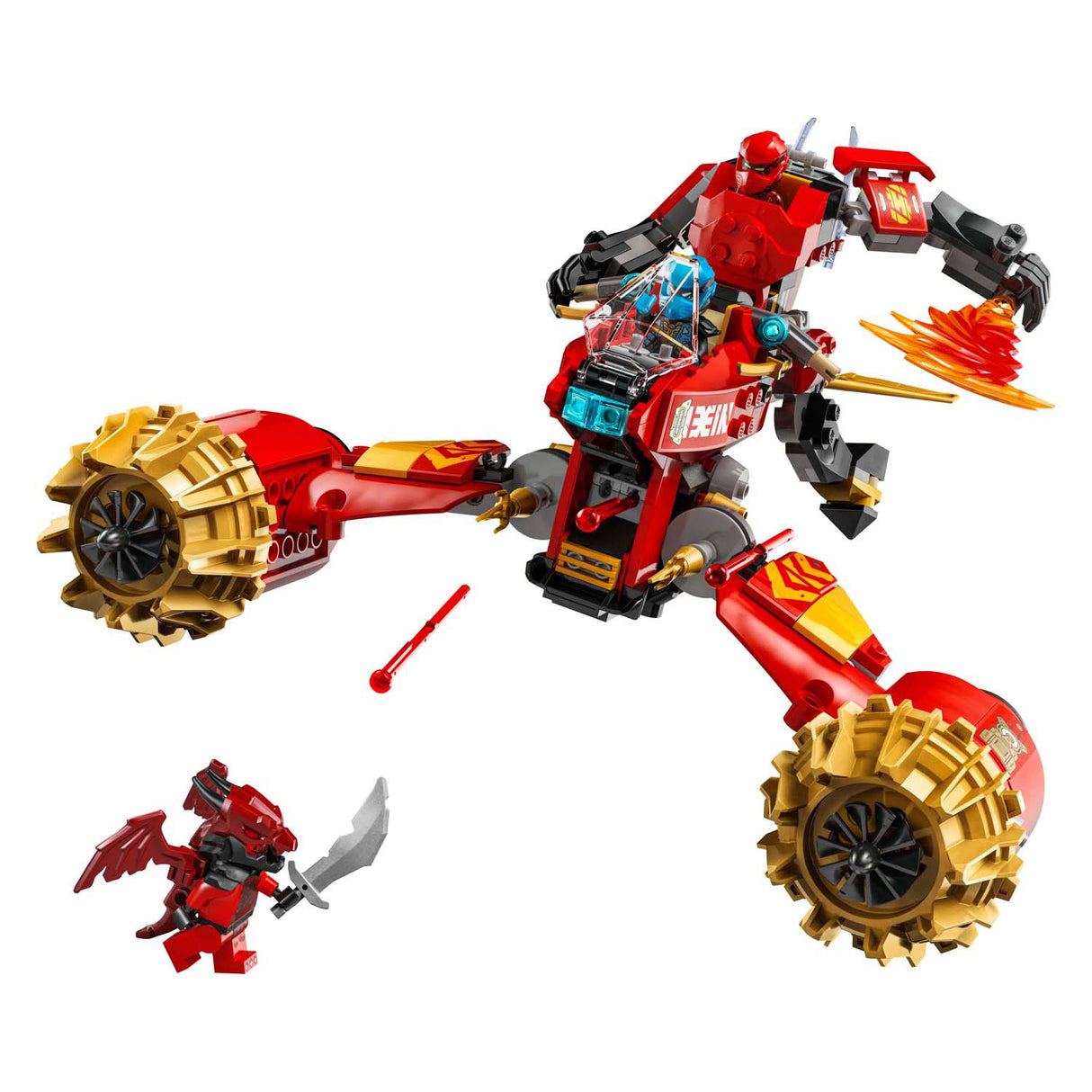 LEGO NINJAGO 71830 Véhicule de MECHESTORM de Kai