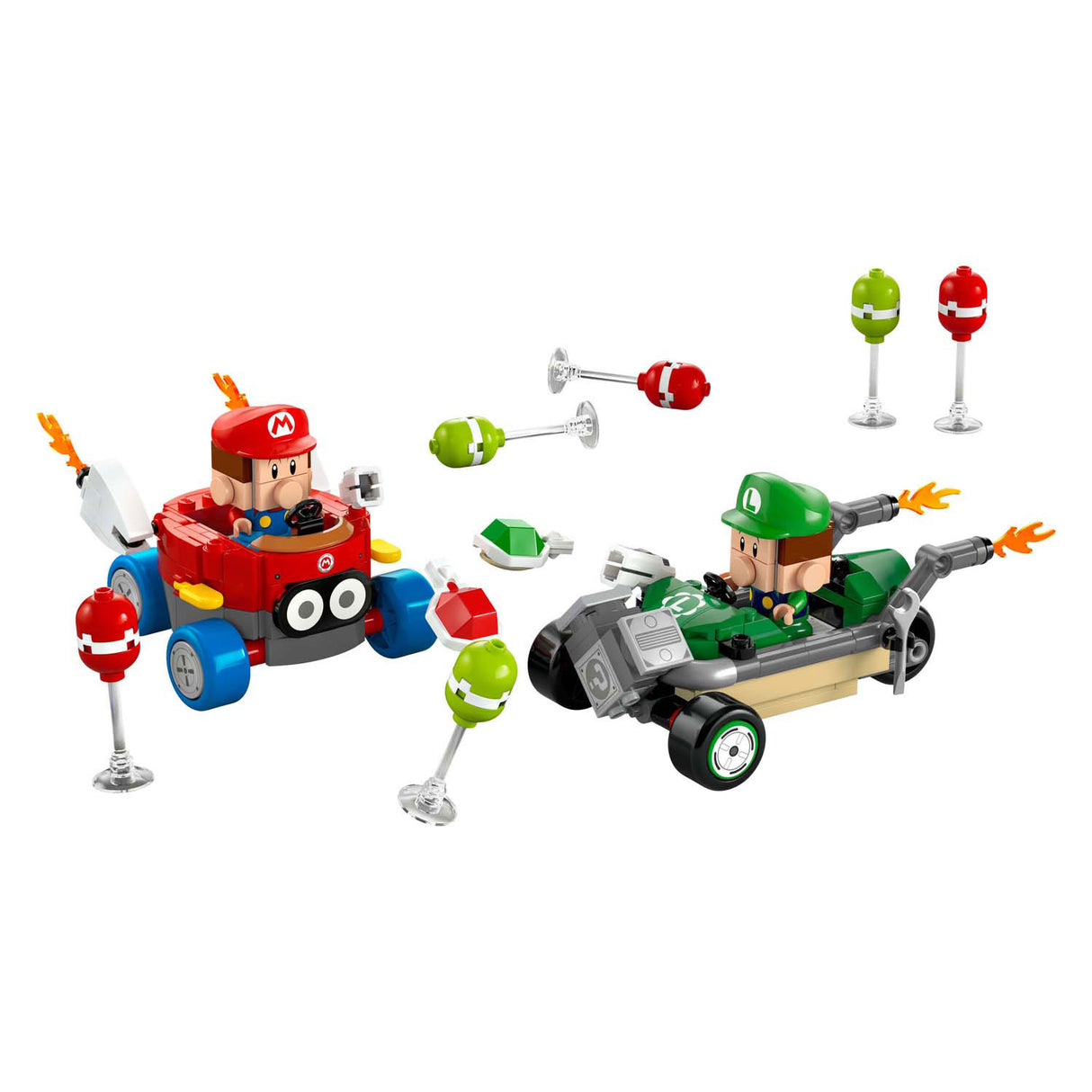 Lego super mario 72034 mario kart bébé mario contre bébé Luigi
