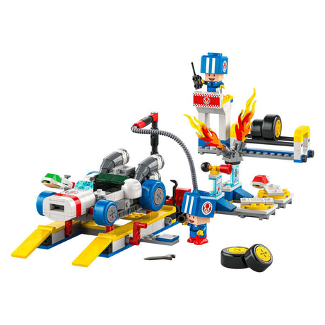 Lego super mario 72035 garage des crapauds mario kart