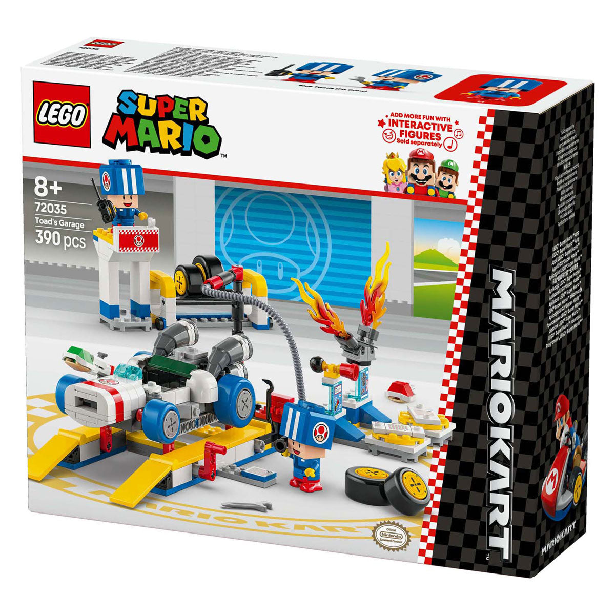 Lego Super Mario 72035 Mario Kart Toads Garage