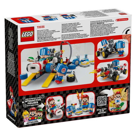 Lego super mario 72035 garage des crapauds mario kart