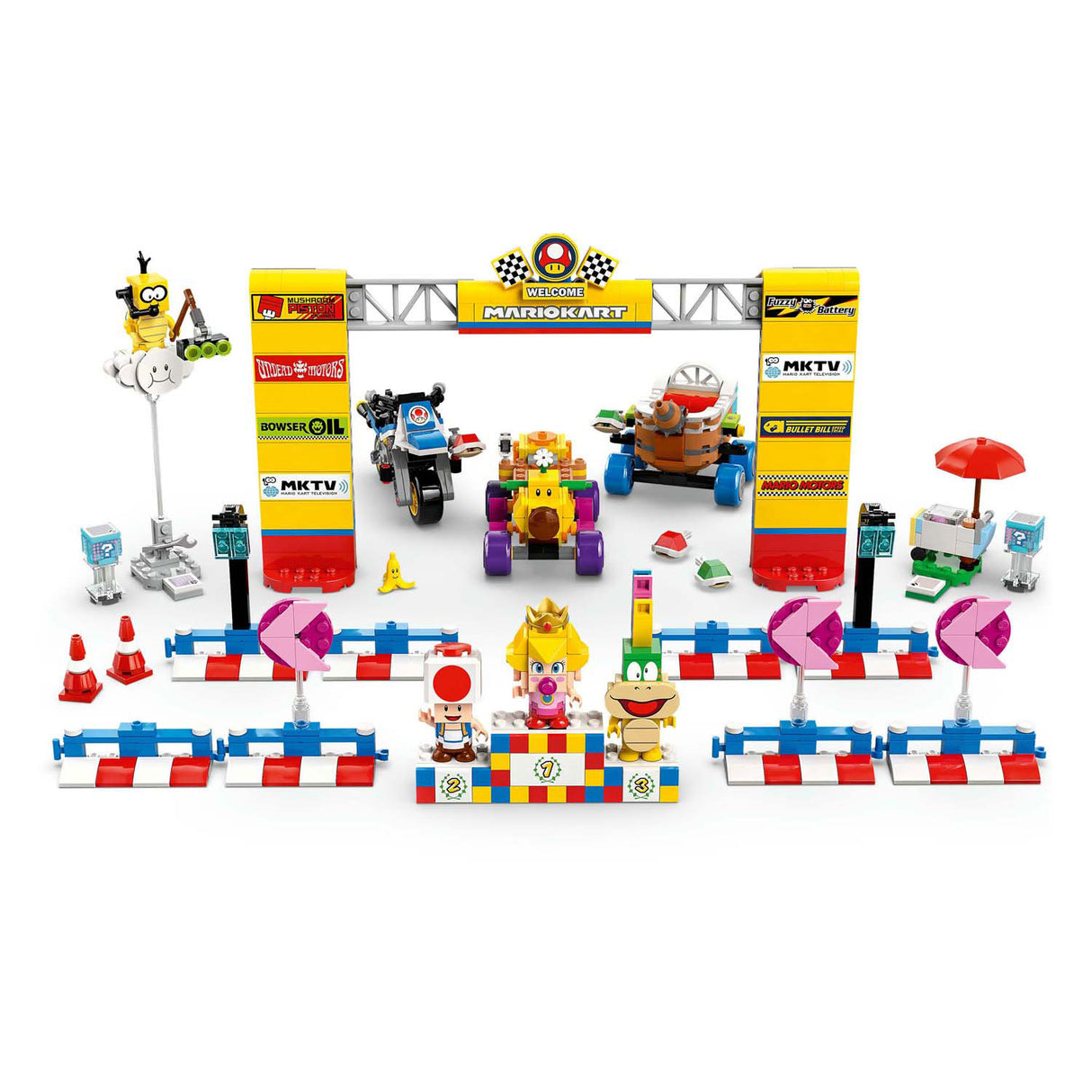 Lego Super Mario 72036 Mario Kart Baby Peach og Grand Prix Set