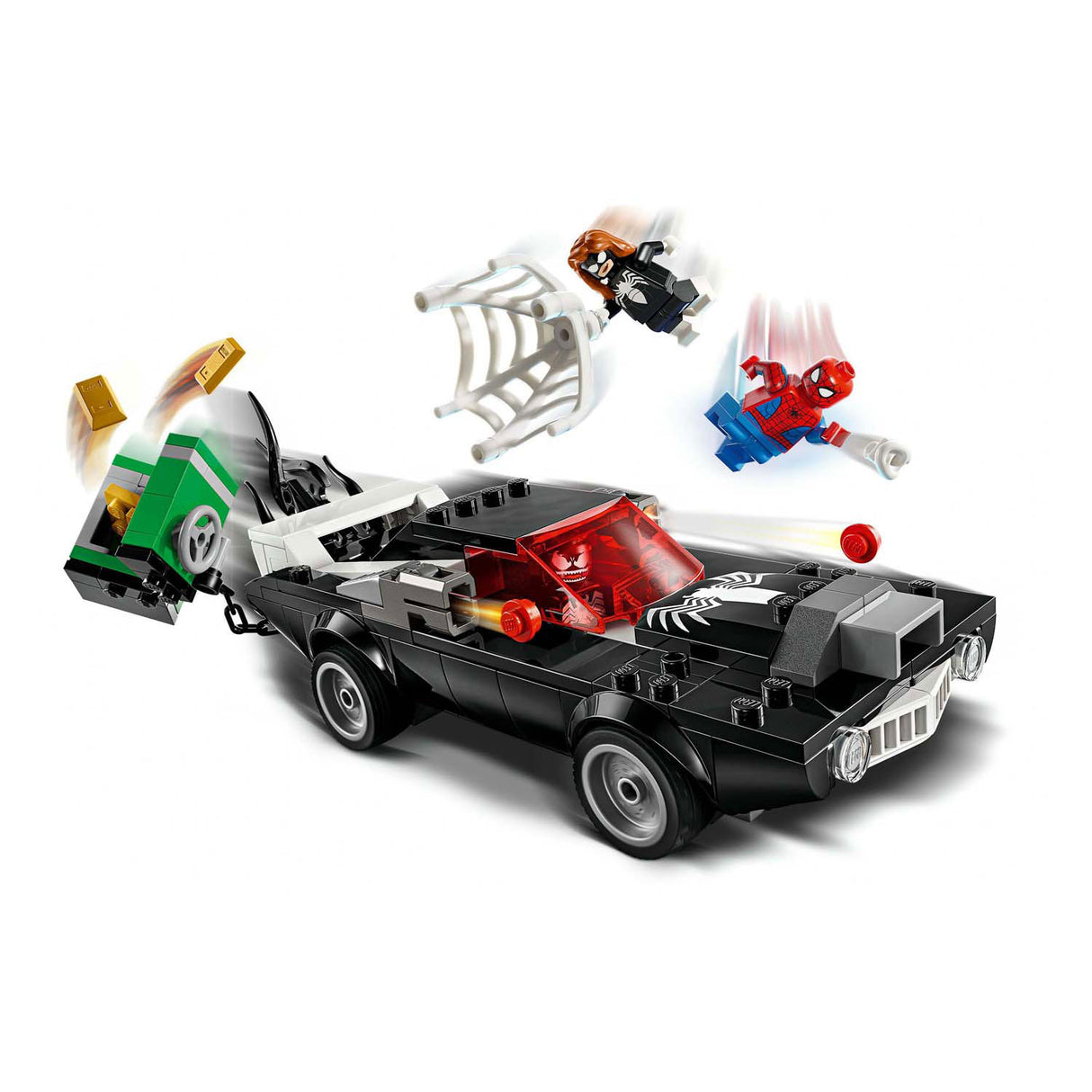 Lego Super Helden 76309 Spider-Man vs. Venom klassesch Auto