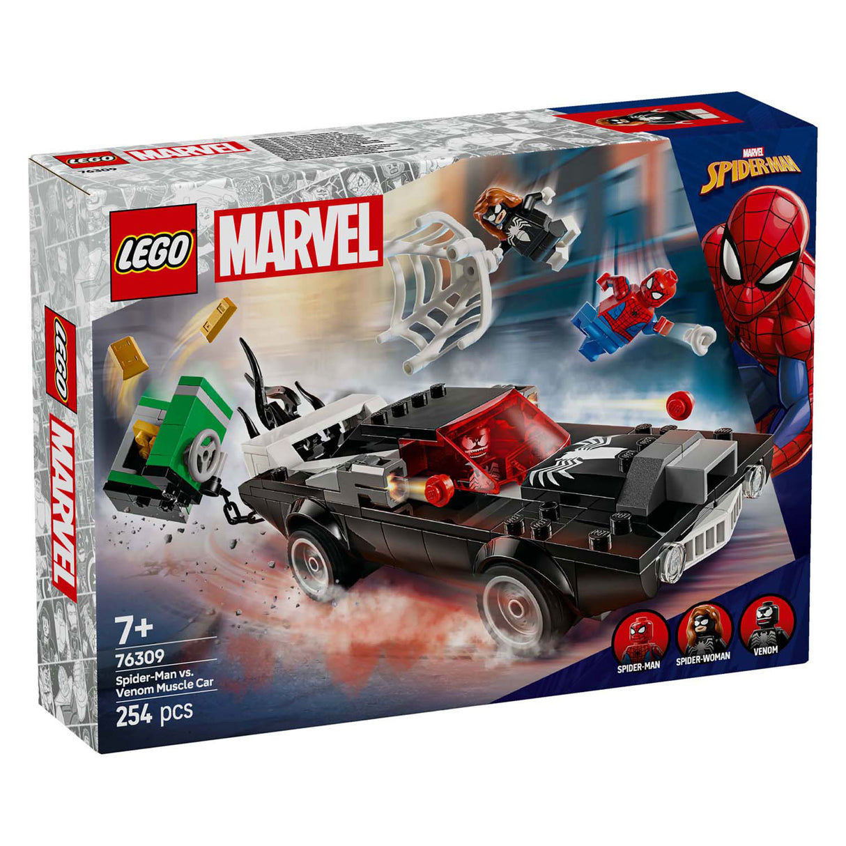 Lego Super Heroes 76309 Spider-Man vs. Venom classic car