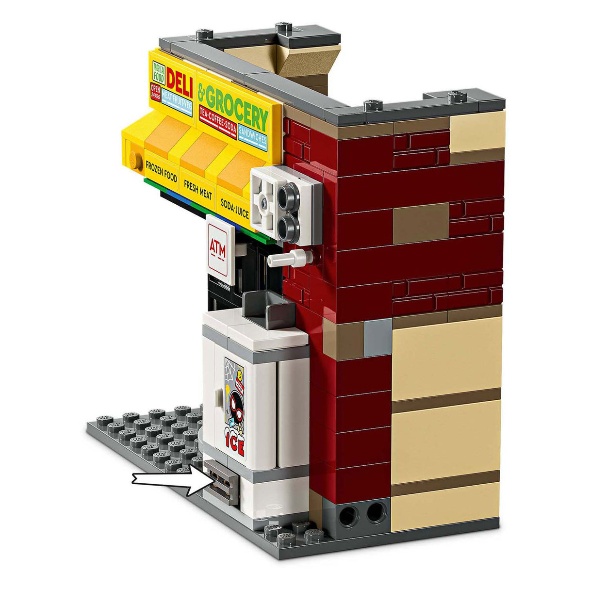 Lego super heros 76311 spider-verse : miles moraux contre la moquerie