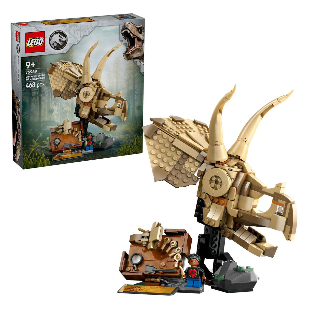 Lego Jurassic World 76969 Dinosaurus fossils: Triceratops Schedel