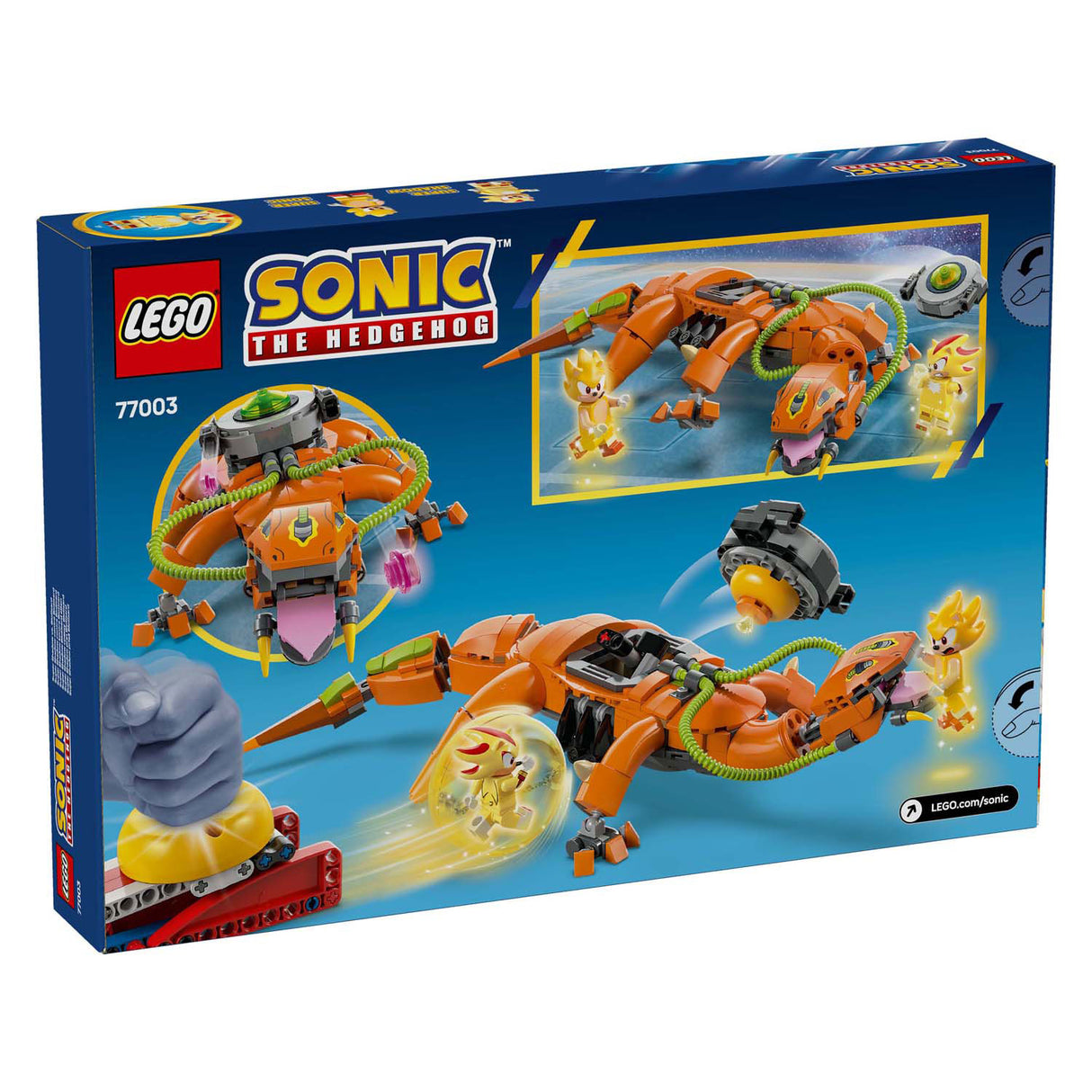 Lego Sonic the Hedgehog 77003 Super Shadow vs. organicizard