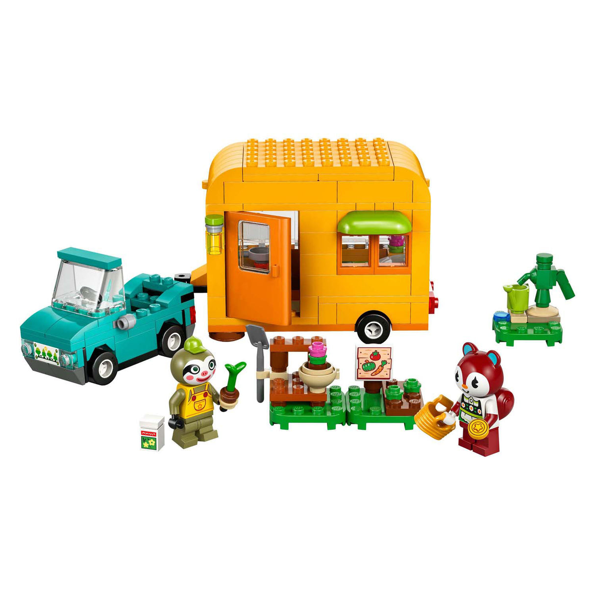 Lego Animal Crossing 77054 Leifs Caravan et Tuinwinkel