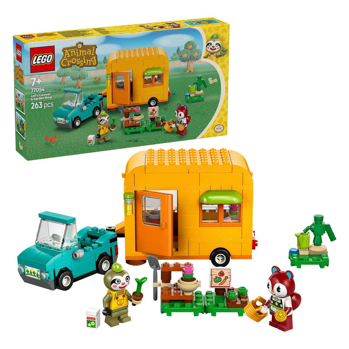 Lego Animal Crossing 77054 Leifs Caravan og Tuinwinkel