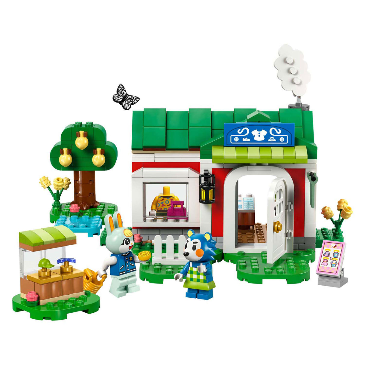 Lego animal crossing 77055 kleermakerij van de zusjes able