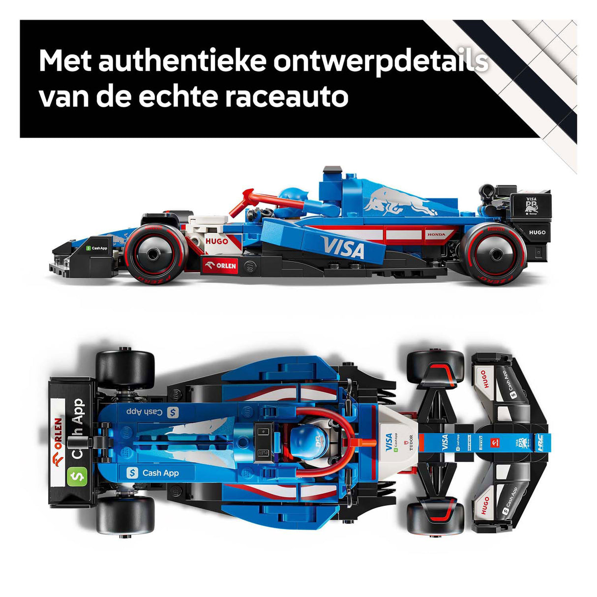 Lego Speed Champions 77246 Application Visa Cash Rb Vcarb 01 Voiture de course F1