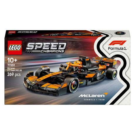 Lego Speed Champions McLaren F1 Team Mcl38 Ensemble de voitures de course - 77251