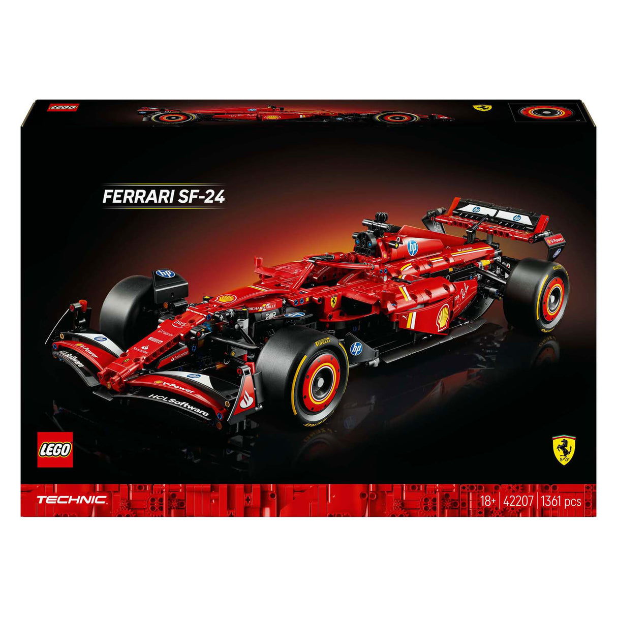 Lego Technic 42207 Ferrari SF-24 voiture de F1