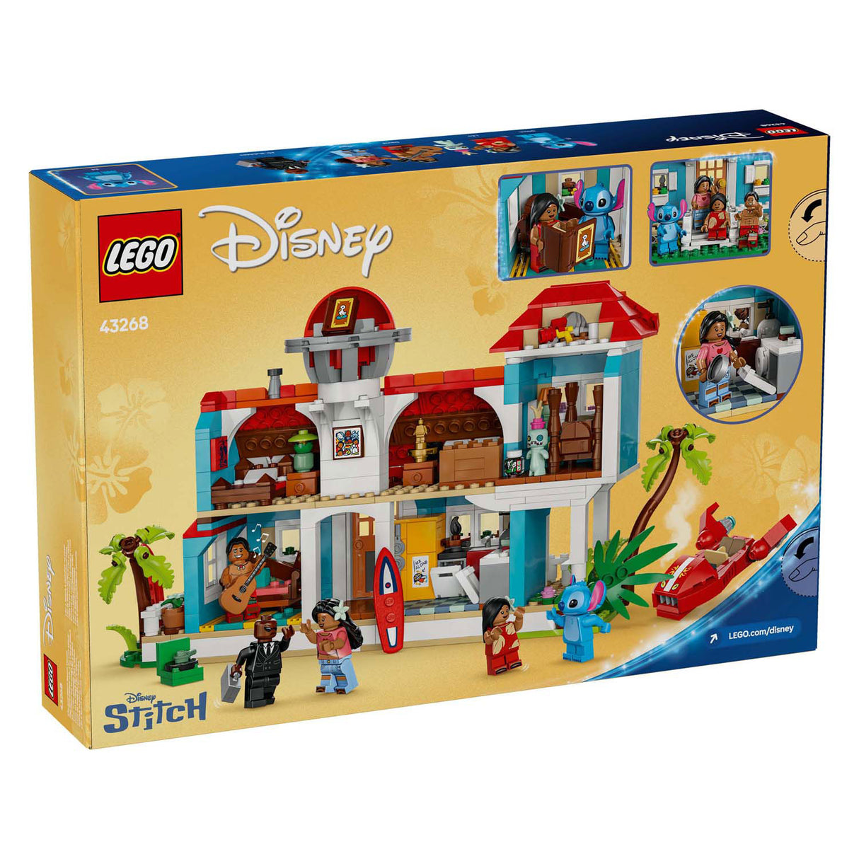 Lego® Disney La maison de plage Lilo et Stitch - 43268