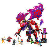 Lego 71832 Ninjago, dragon du chaos à dents de foudre