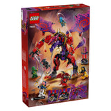 Lego 71832 Ninjago, dragon du chaos à dents de foudre