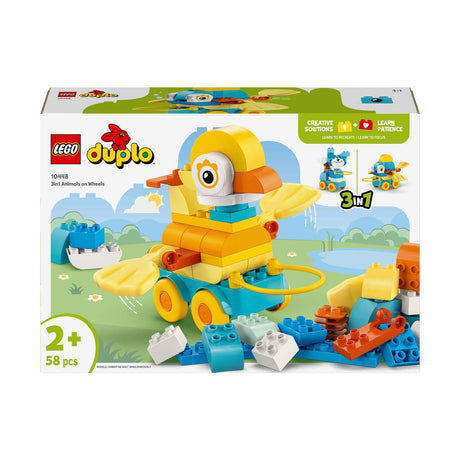 Lego Duplo 10448 Jouet 3 en 1 pour tout-petits Animaux sur roues