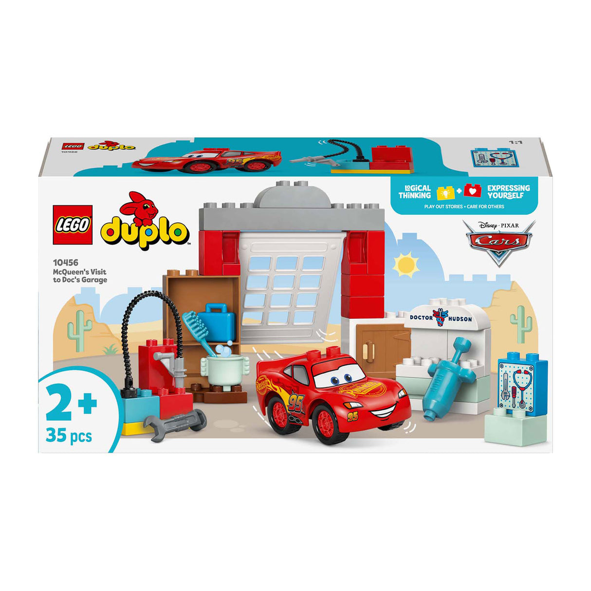 Lego 10456 Duplo Disney Mcqueens Visite du garage Docs
