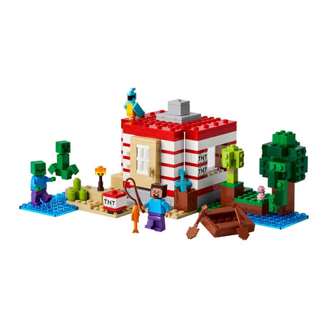 Lego ® Minecraft® La maison de la jungle TNT, ensemble de jeu vidéo - 21275
