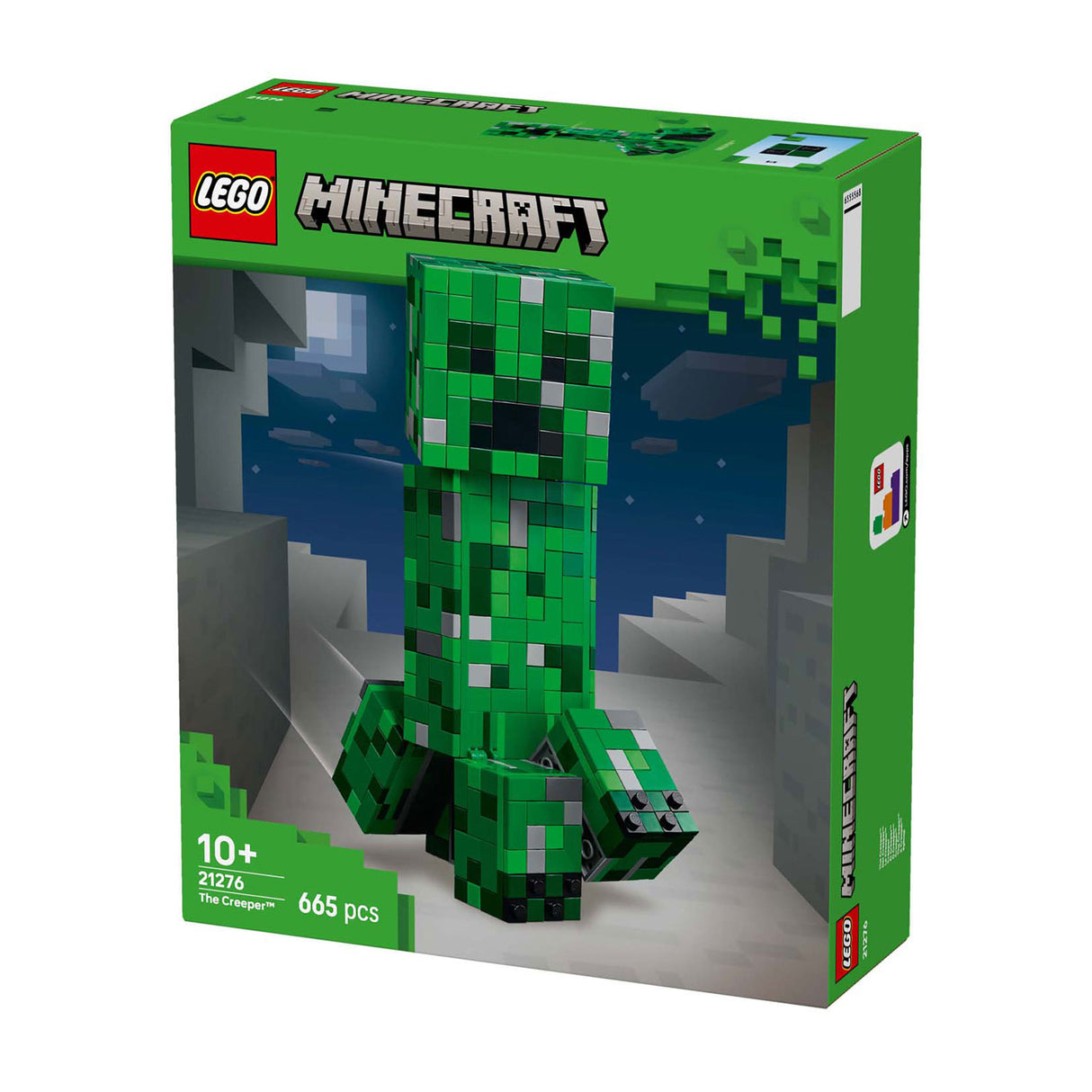 Kit de construction de figurine Lego Minecraft The Creeper - 21276