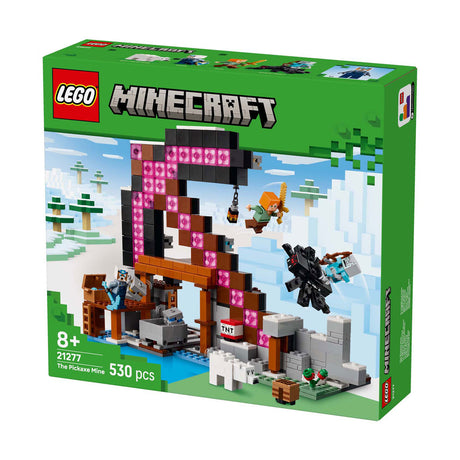 Kit de construction Lego Minecraft la mine de pioche pour enfants - 21277