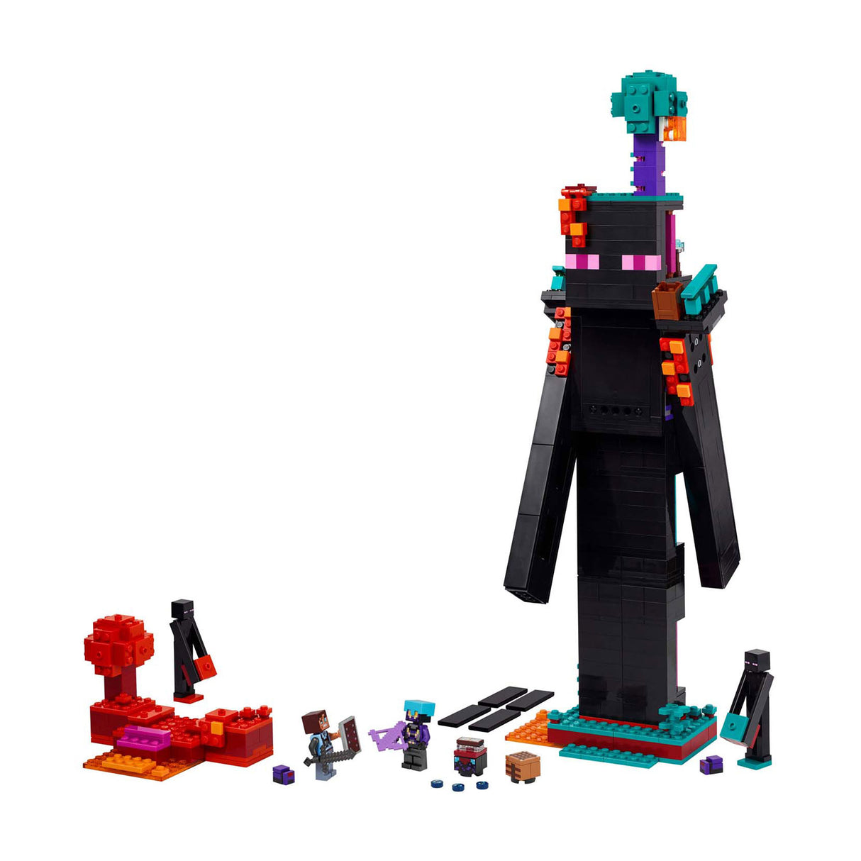 Lego minecraft 2in1 la tour Enderman jouets pour enfants - 21279