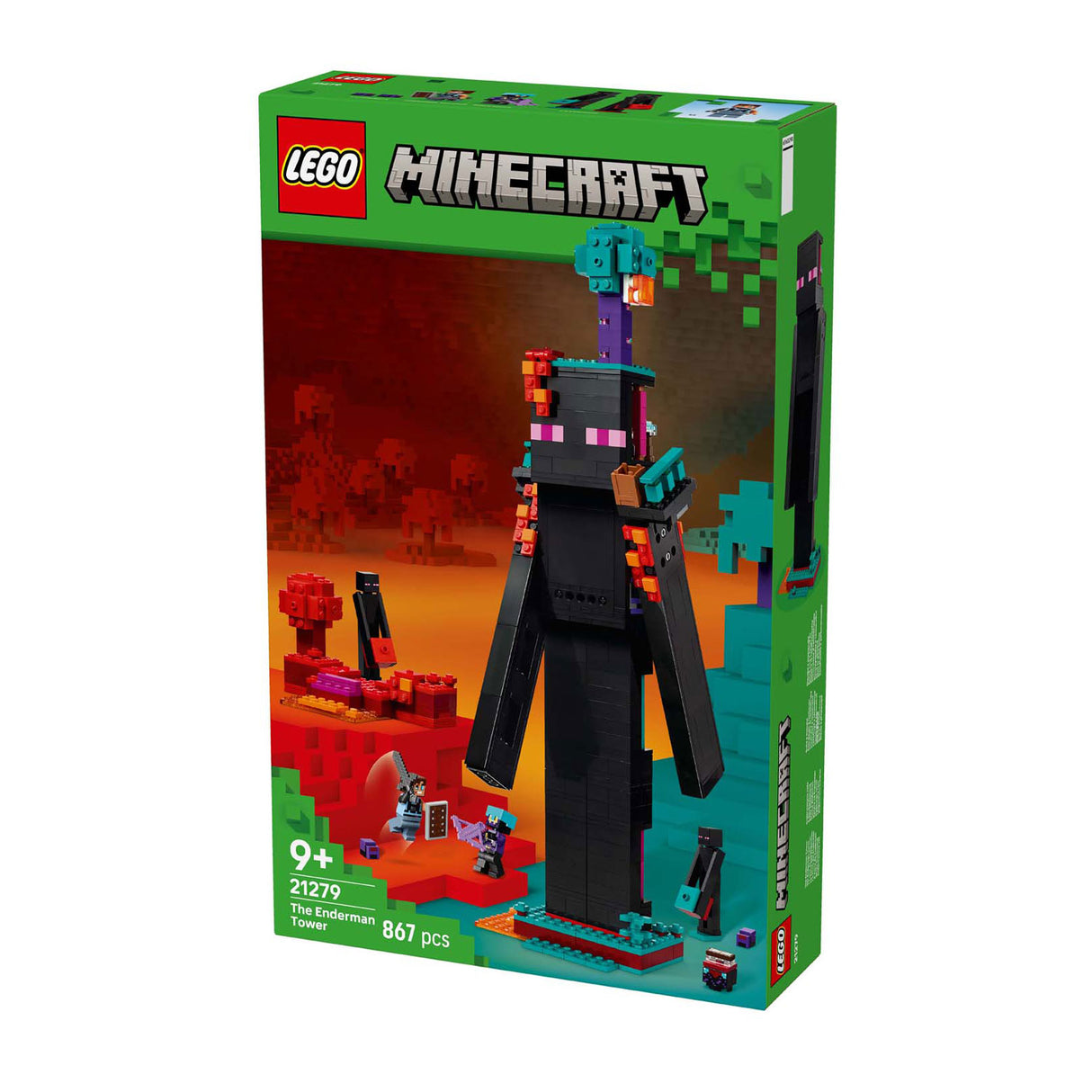 Lego minecraft 2in1 la tour Enderman jouets pour enfants - 21279