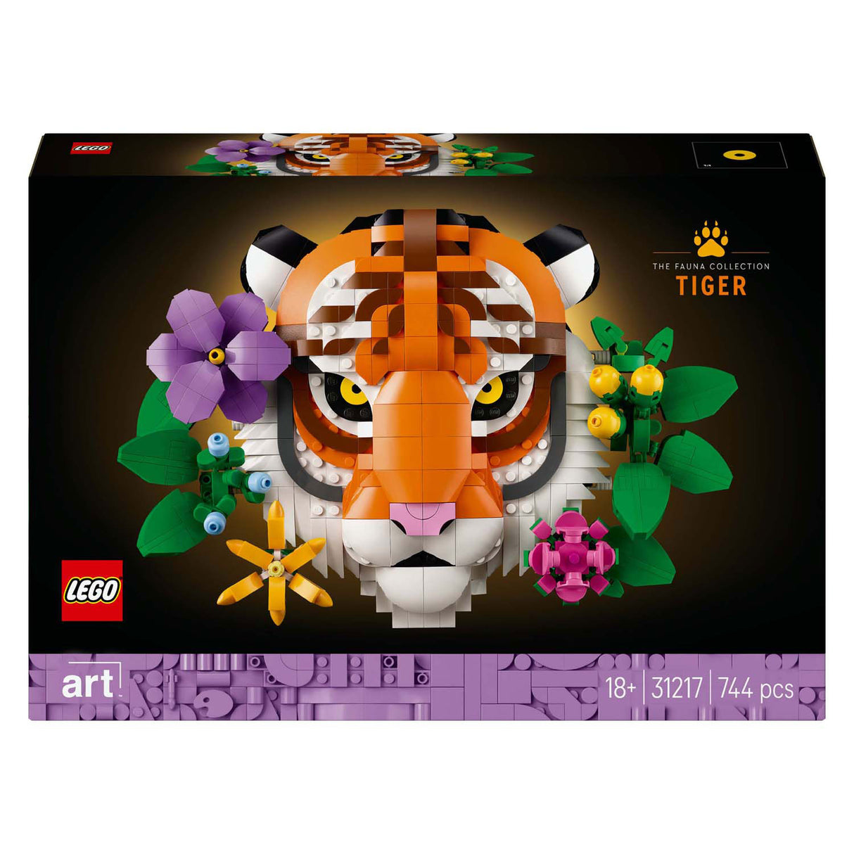 Lego art 31217 la collection de la faune du tigre
