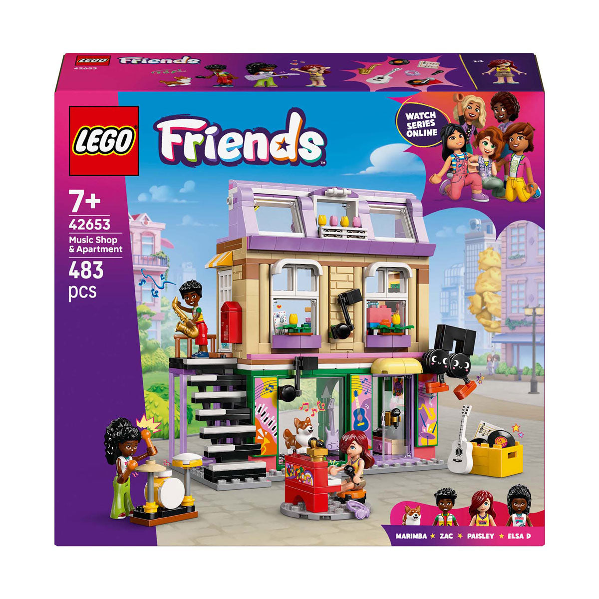 LEGO Friends 42653 magasin de musique et appartement