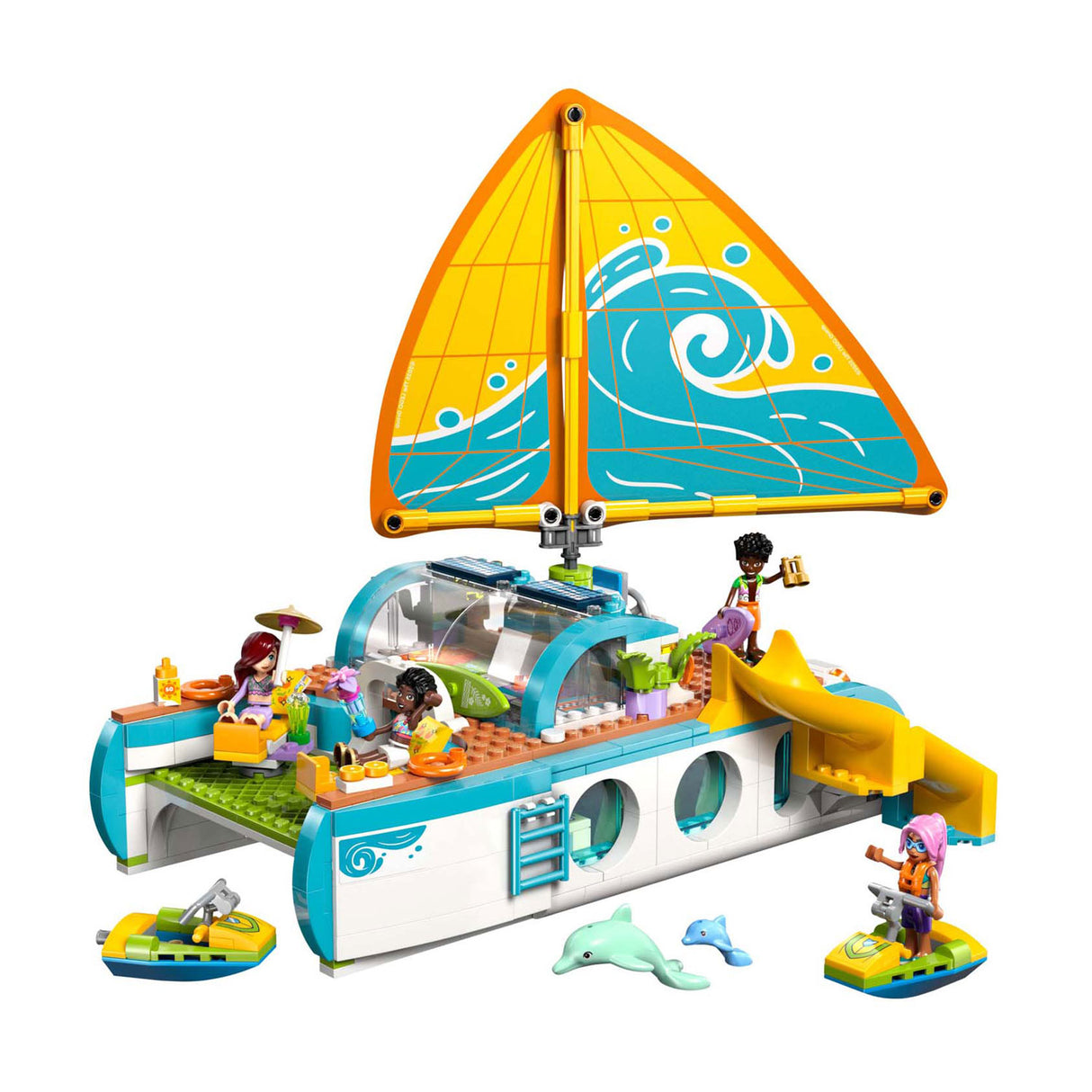 Jouet en bateau d'aventure en bateau Lego Friends pour enfants - 42664