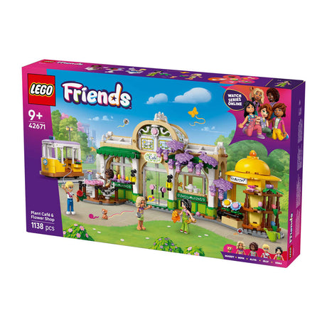Ensemble de construction Lego ® Friends, un café aux plantes et un magasin de fleurs - 42671