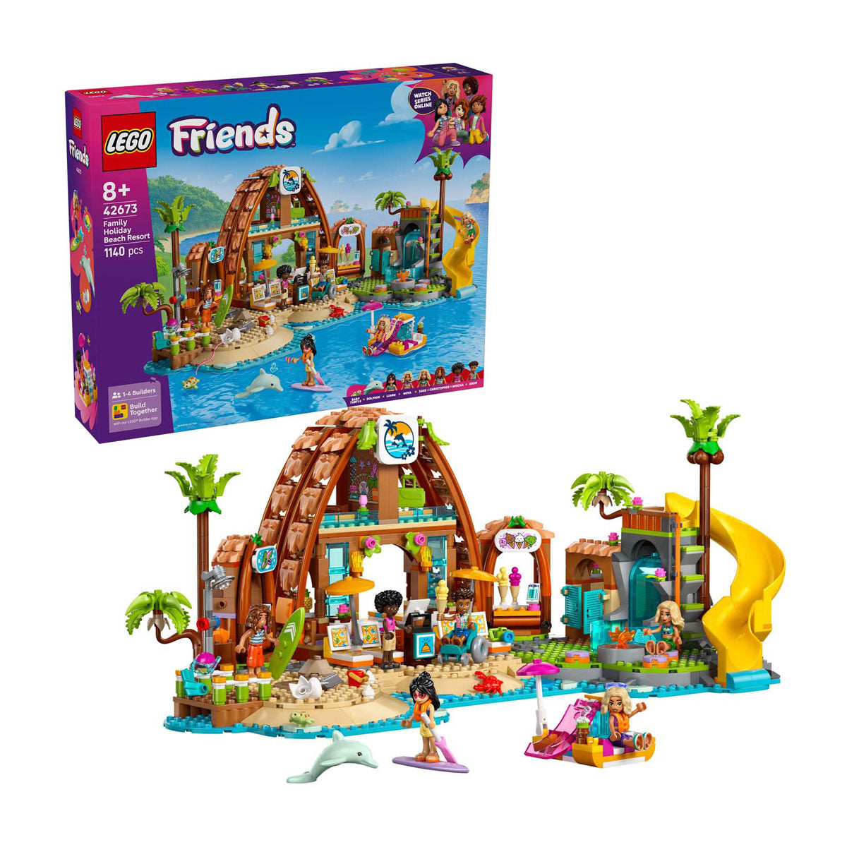 Lego Friends 42673, la station balnéaire de vacances en famille