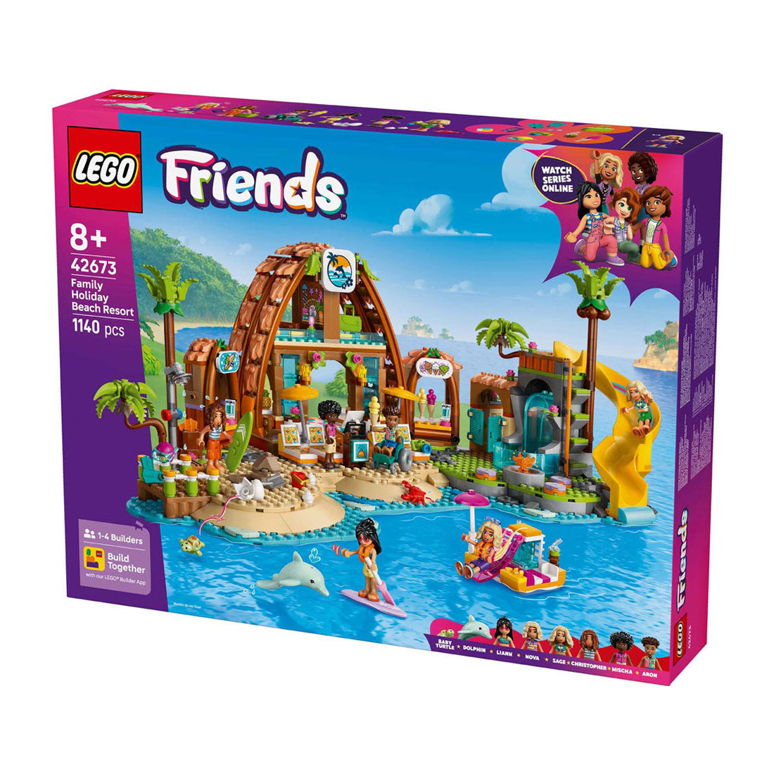 Lego Friends 42673, la station balnéaire de vacances en famille