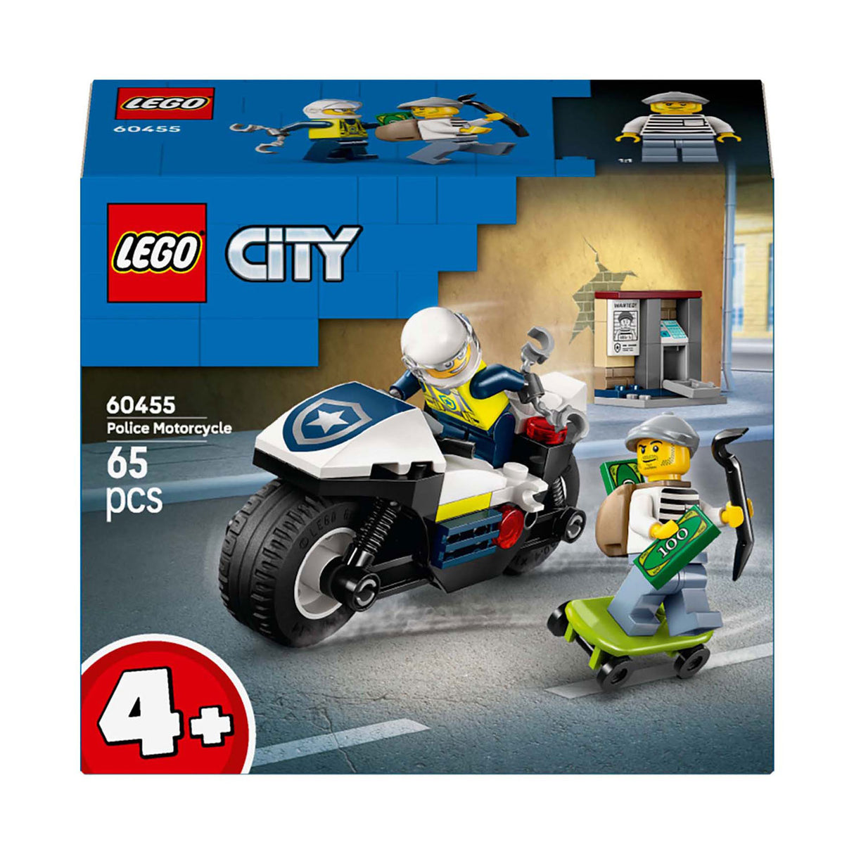 Lego city 60455 poursuite en moto par la police