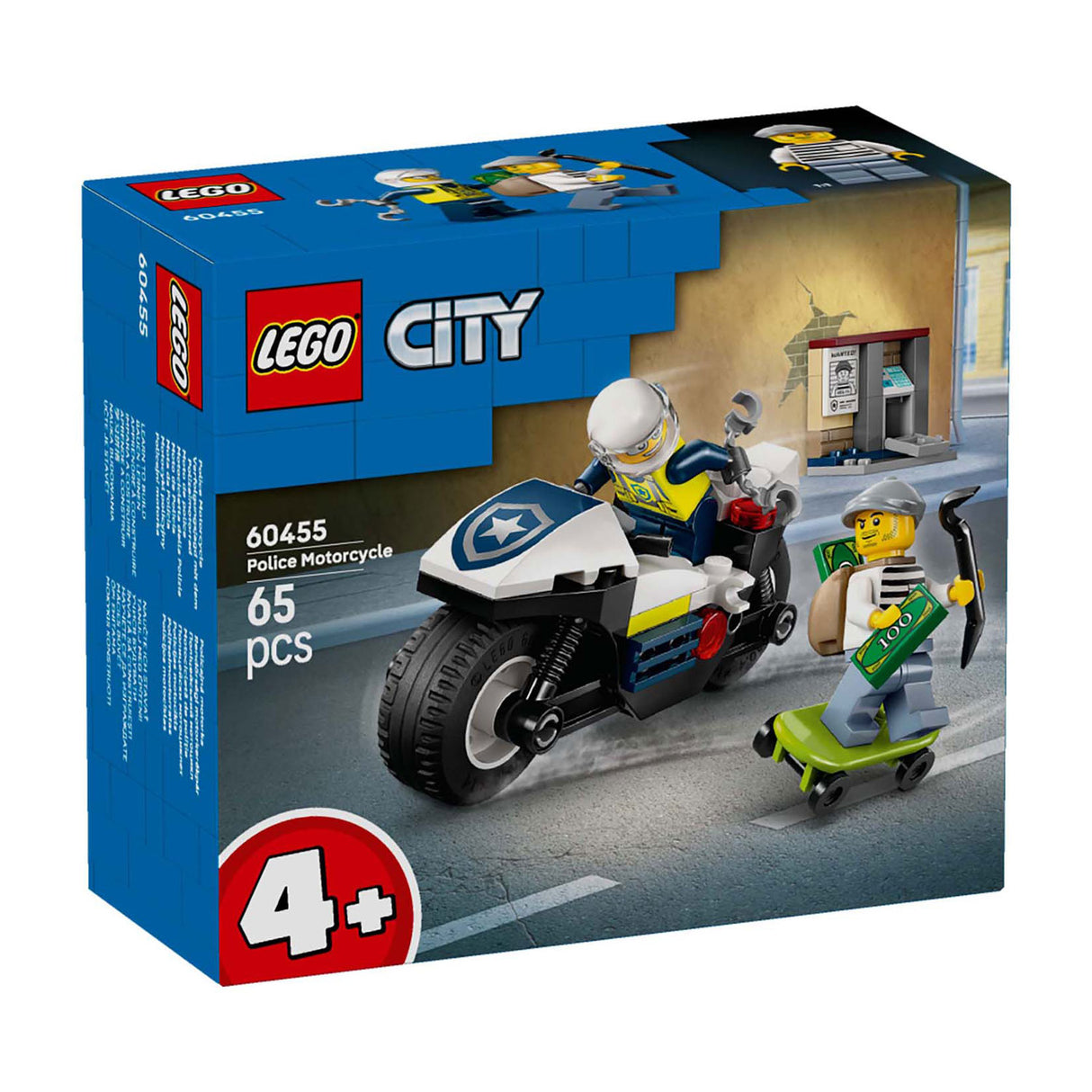 Lego city 60455 poursuite en moto par la police