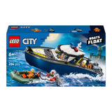 Lego city 60456 poursuite avec le bateau de police