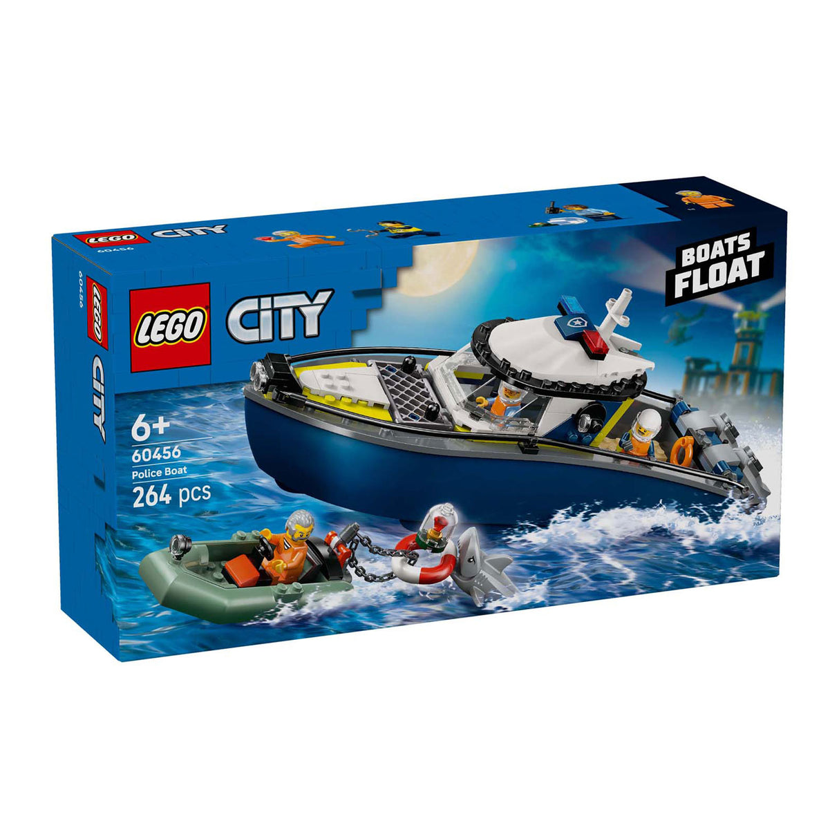 Lego city 60456 poursuite avec le bateau de police