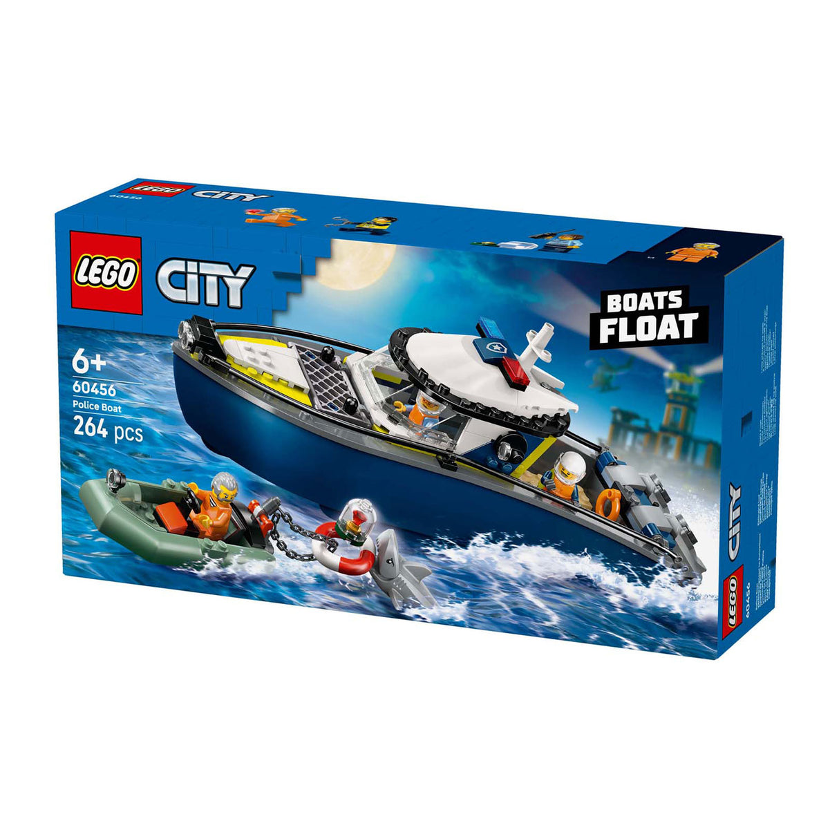 Lego city 60456 poursuite avec le bateau de police
